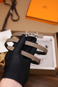 Hermes Etoupe Swift Bracelet