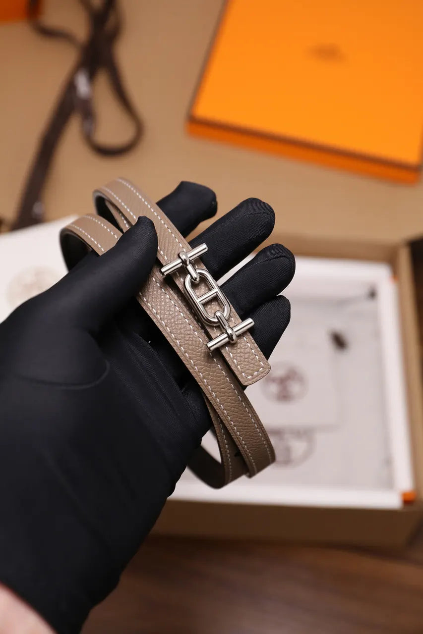 Hermes Etoupe Swift Bracelet - Hình 3