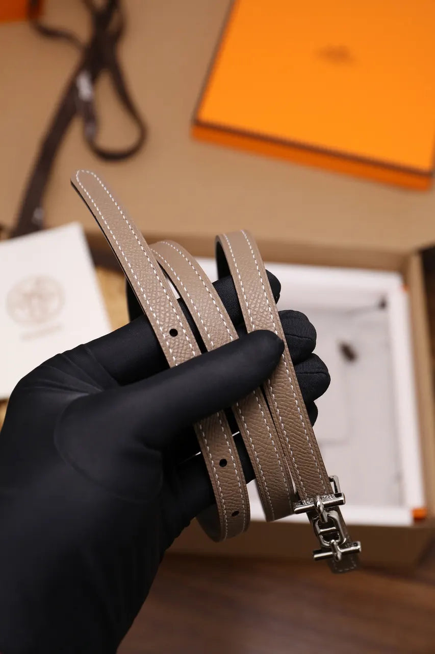 Hermes Etoupe Swift Bracelet - Hình 6