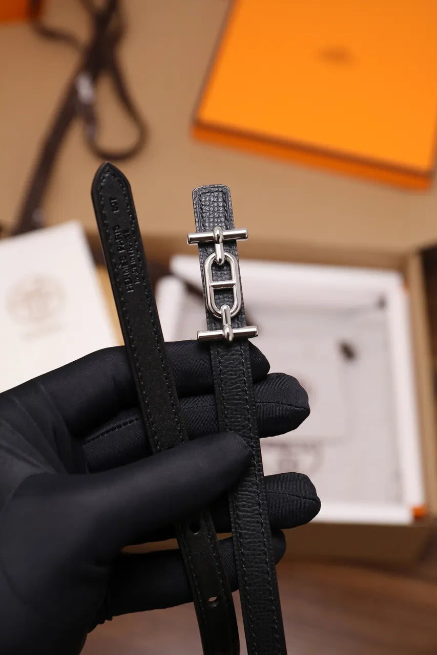 Hermes Rivale Black Bracelet - Hình 4
