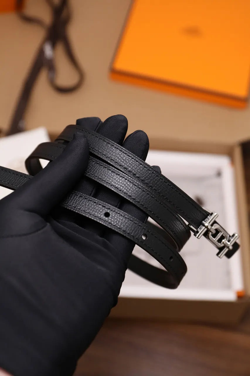 Hermes Rivale Black Bracelet - Hình 6