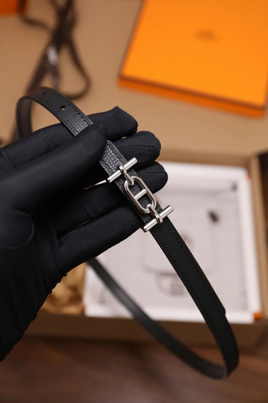 Hermes Rivale Black Bracelet - Hình 8