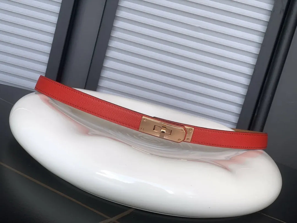 Hermes Rouge Casaque Belt - Hình 2