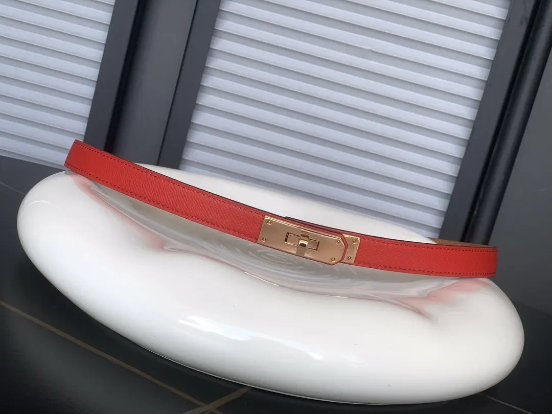 Hermes Rouge Casaque Belt - Hình 2
