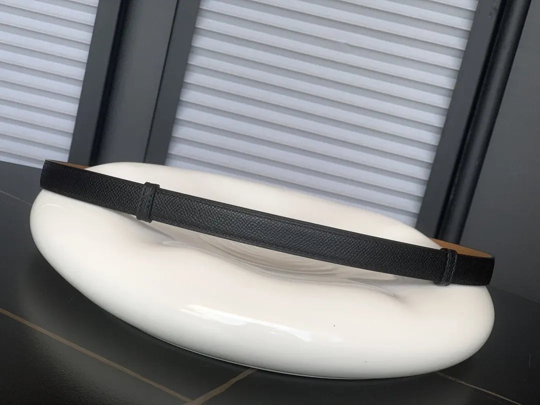 Hermes Noir Kelly Buckle Belt - Hình 3