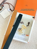 Hermes Black & Tan Reversible Belt