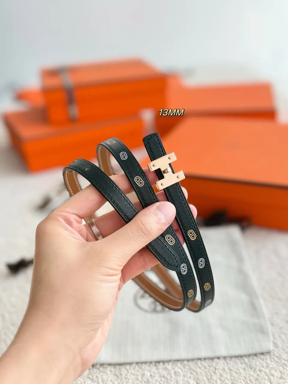 Hermes Ruban Reversible Belt - Hình 2