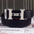 Hermes Crocodile Buckle Belt