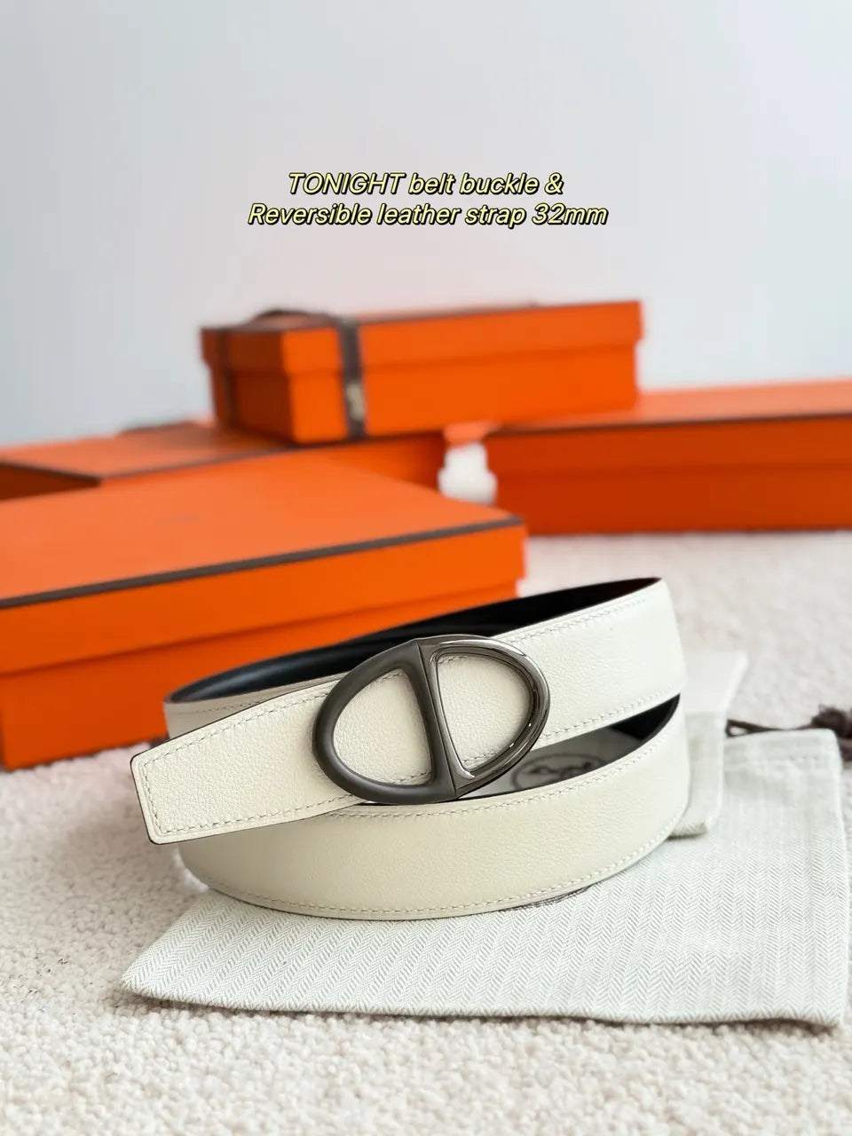 Hermes Tonight Reversible Belt - Hình 2