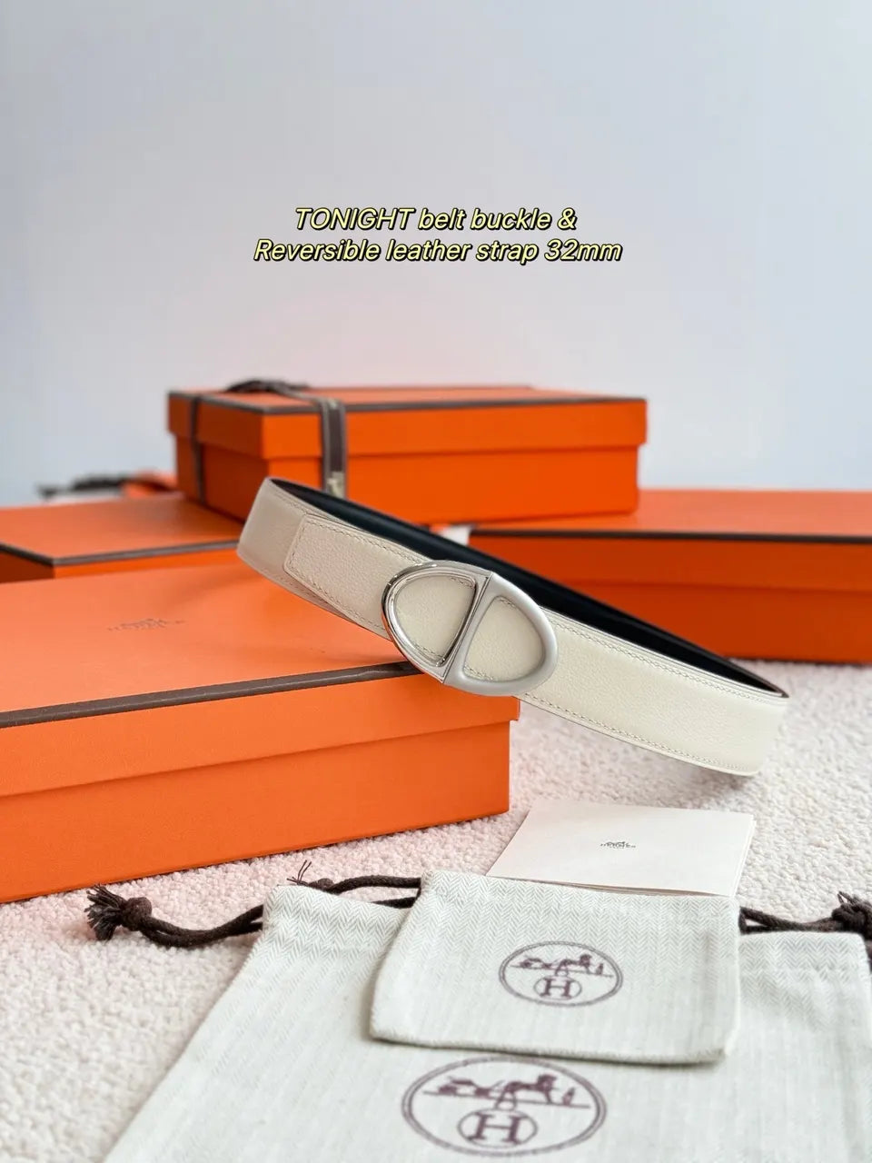 Hermes Tonight Reversible Belt