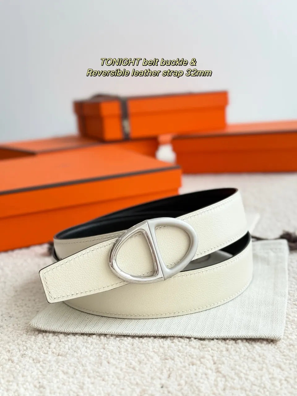 Hermes Tonight Reversible Belt - Hình 2
