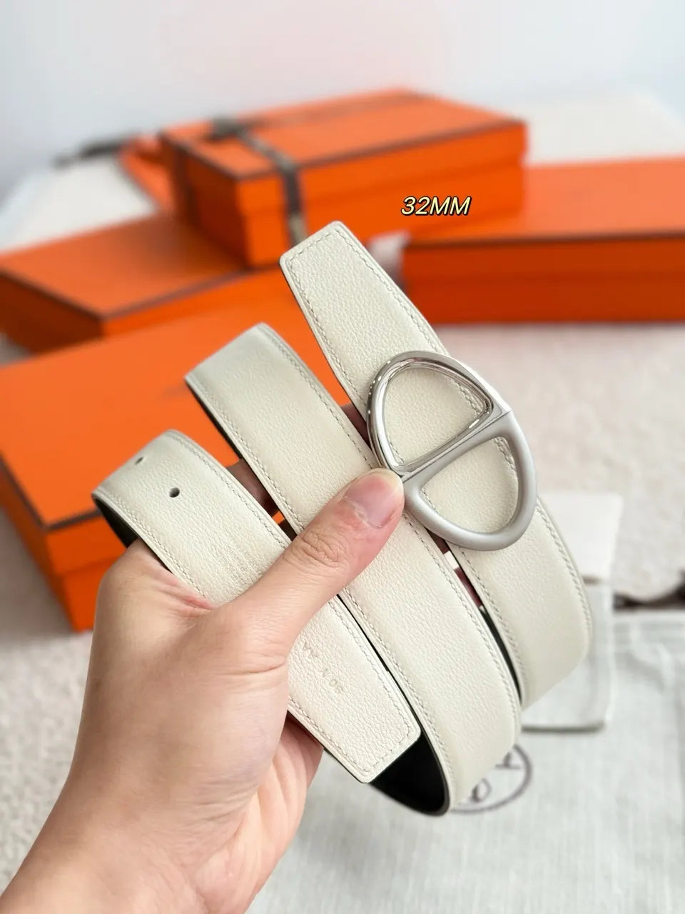 Hermes Tonight Reversible Belt - Hình 3
