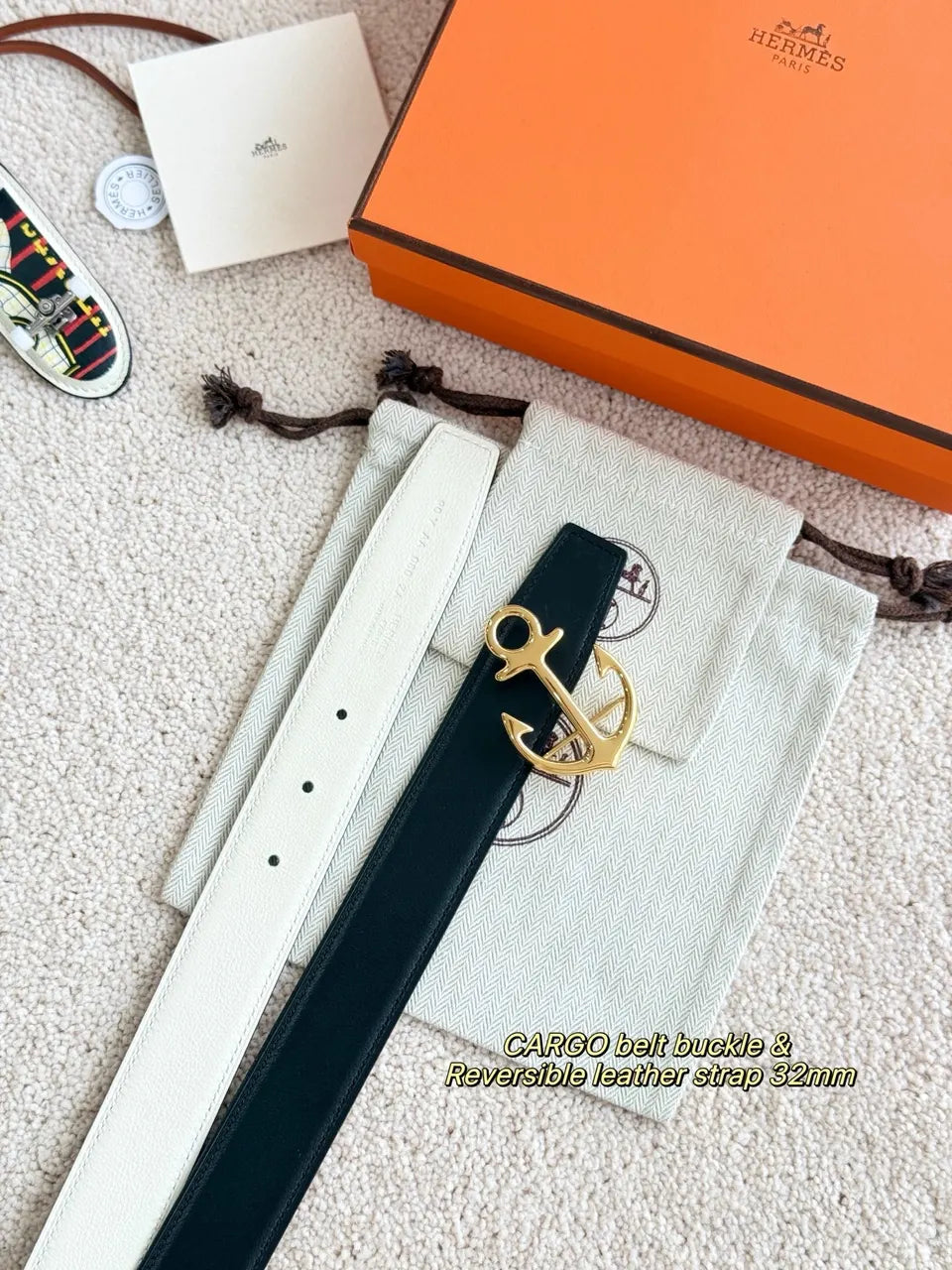 Hermes Anchor Buckle Belt
