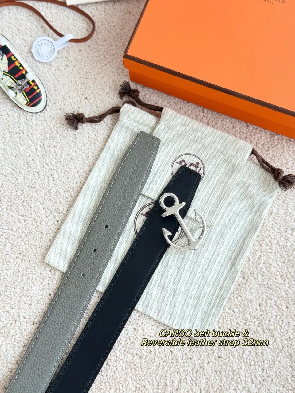 Hermes Anchor Buckle Belt