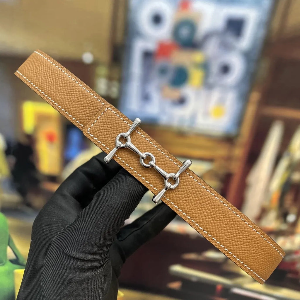 Hermes Gold Leather Bracelet