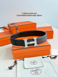 Hermes Black/Brown Reversible Belt