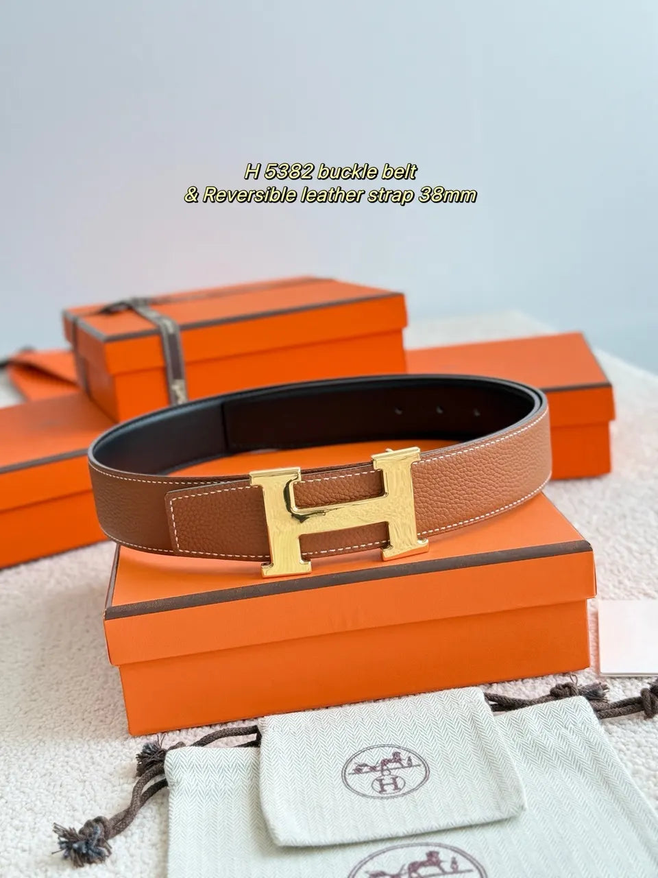 Hermes H5382 Reversible Belt