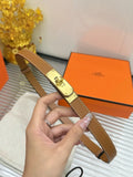 Hermes Gold Kelly Buckle Belt