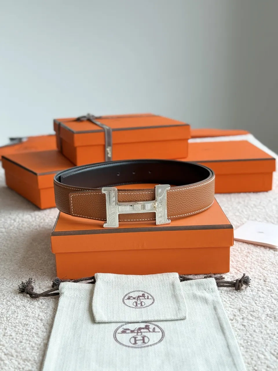 Hermes Reversible Belt