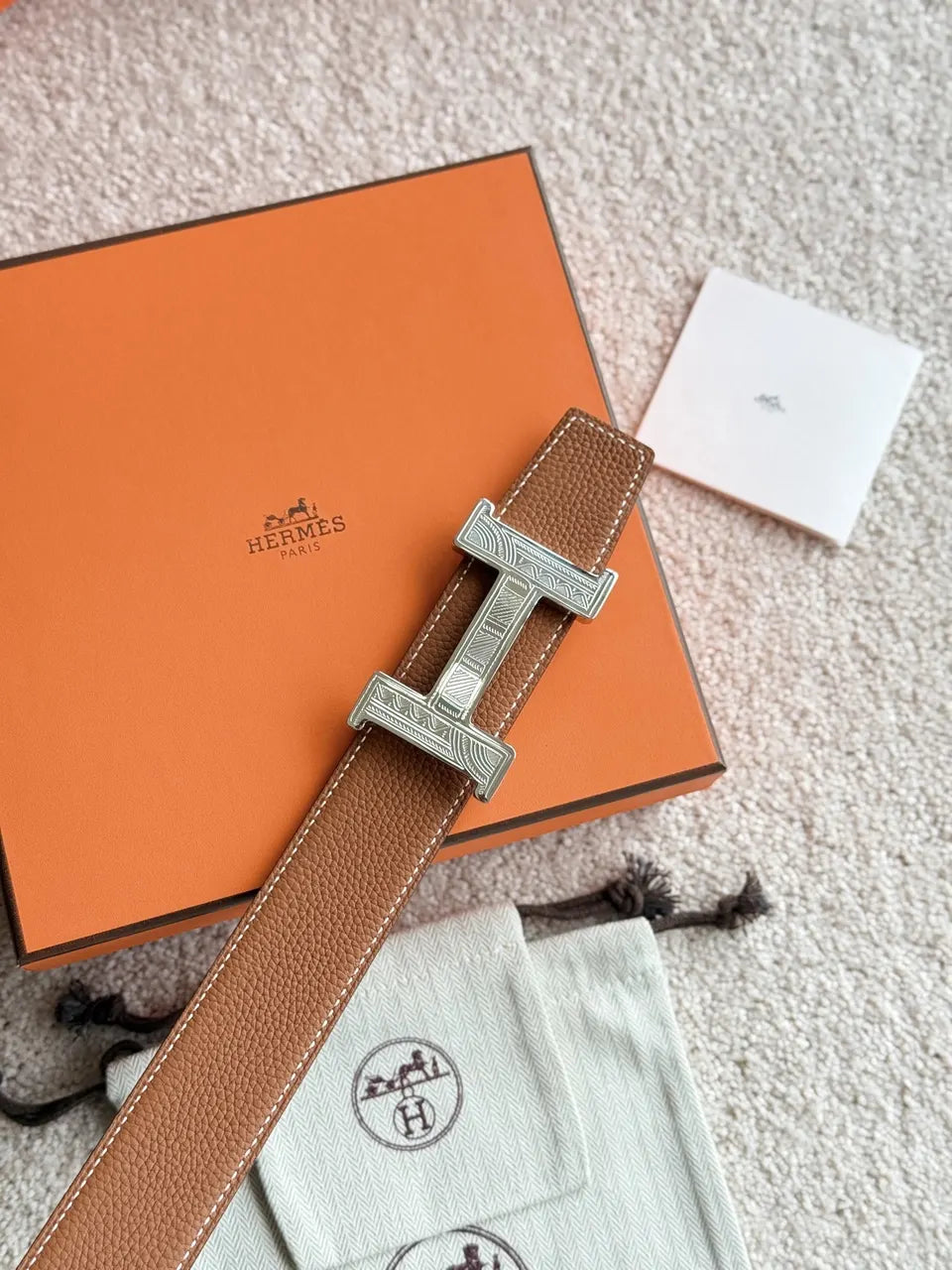 Hermes Reversible Belt - Hình 4