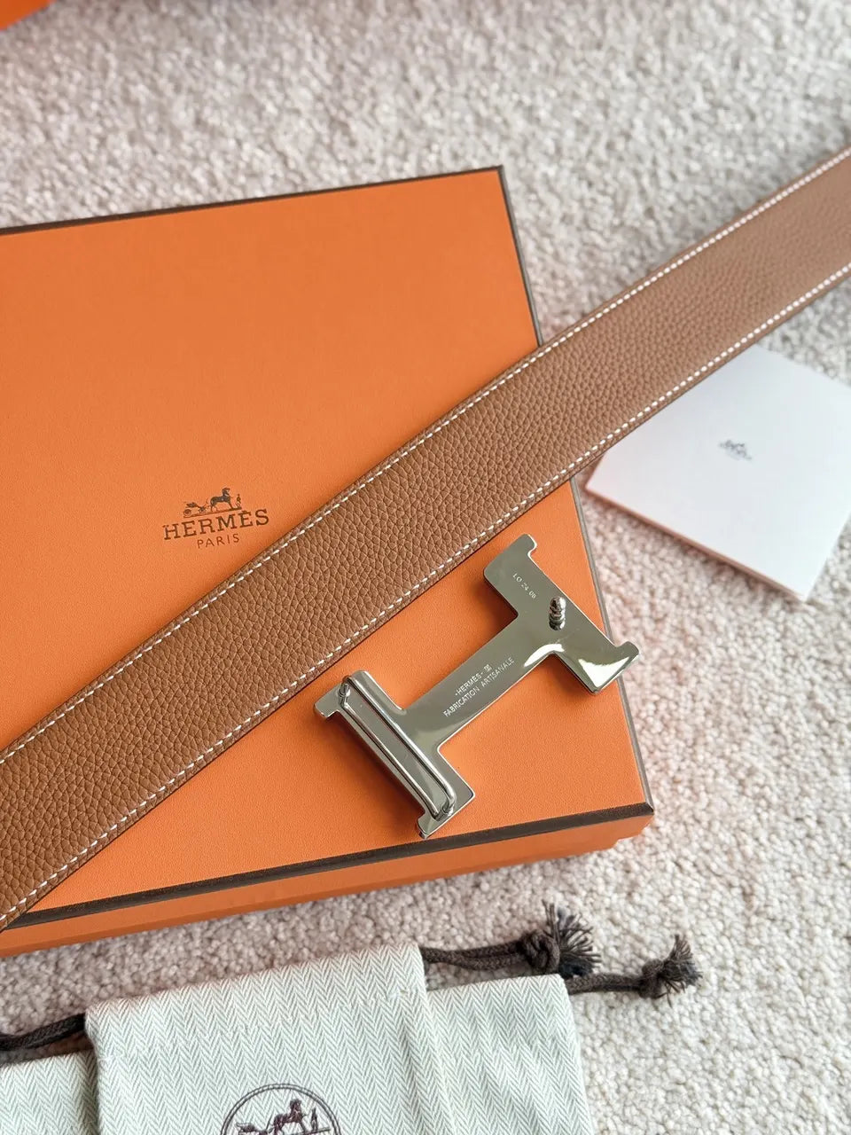 Hermes Reversible Belt - Hình 6