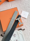 Hermes Touareg Silver Buckle Belt