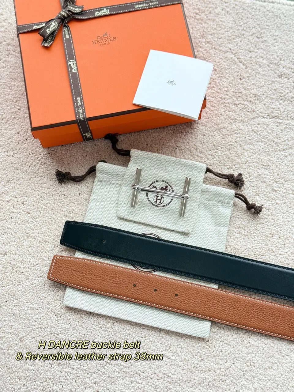 Hermes Reversible Belt