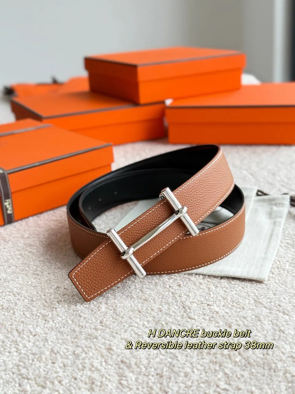 Hermes Reversible Belt - Hình 2
