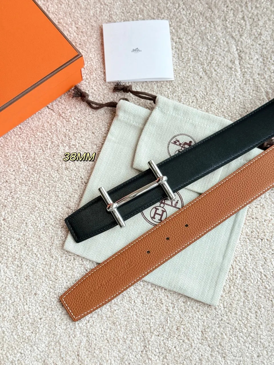 Hermes Reversible Belt - Hình 4
