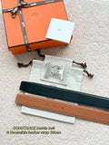 constance Hermès Reversible Leather Belt