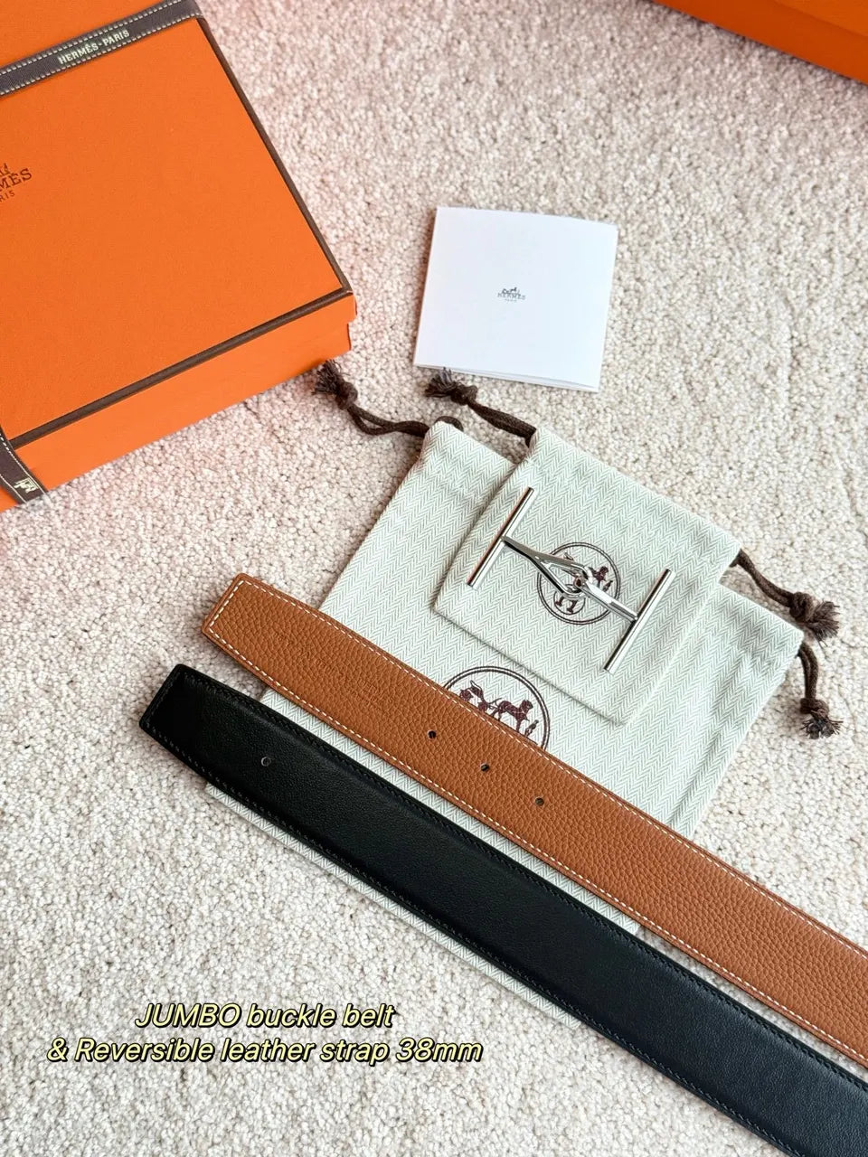 Hermes Jumbo Reversible Belt