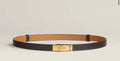 Hermes Kelly Brown Leather Belt