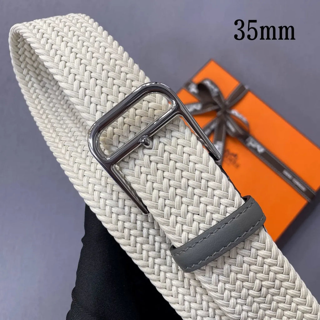 Hermes Woven Elastic Belt