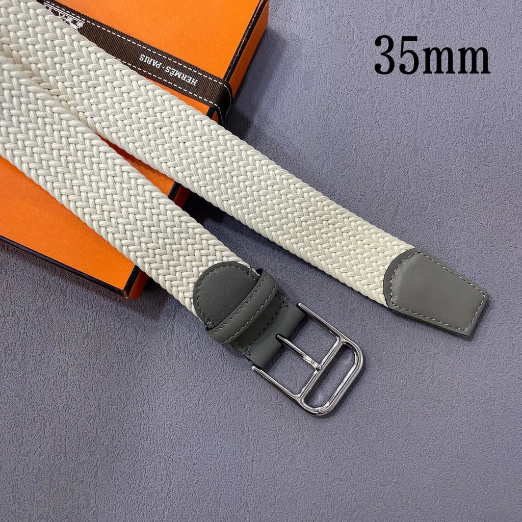 Hermes Woven Elastic Belt - Hình 2