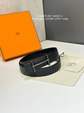 Hermes Black Reversible Belt