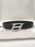 Hermès Black Leather Belt