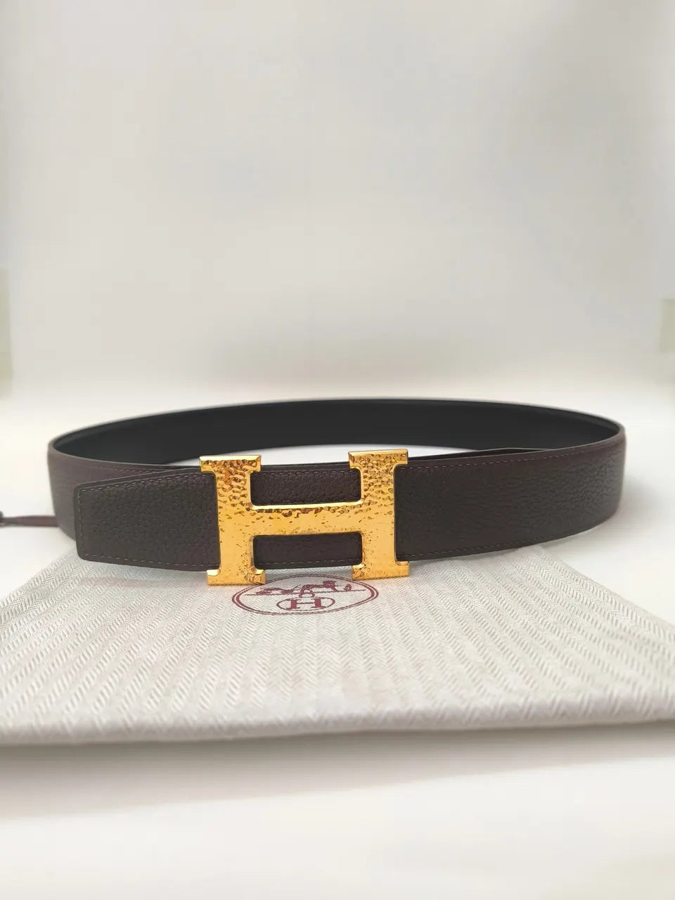 Hermès Brown Leather Belt