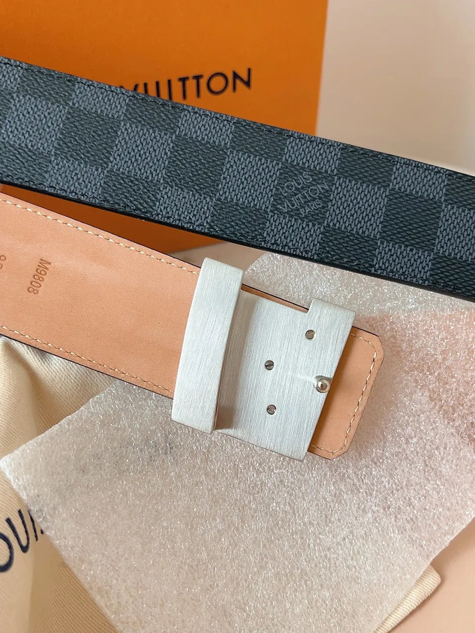 Louis Vuitton 3D Damier Belt - Hình 4