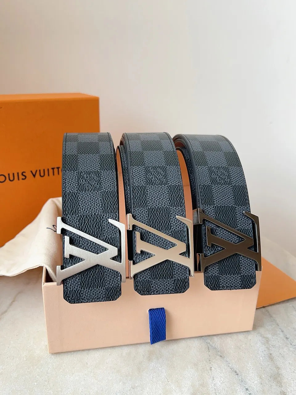 Louis Vuitton 3D Damier Belt - Hình 5