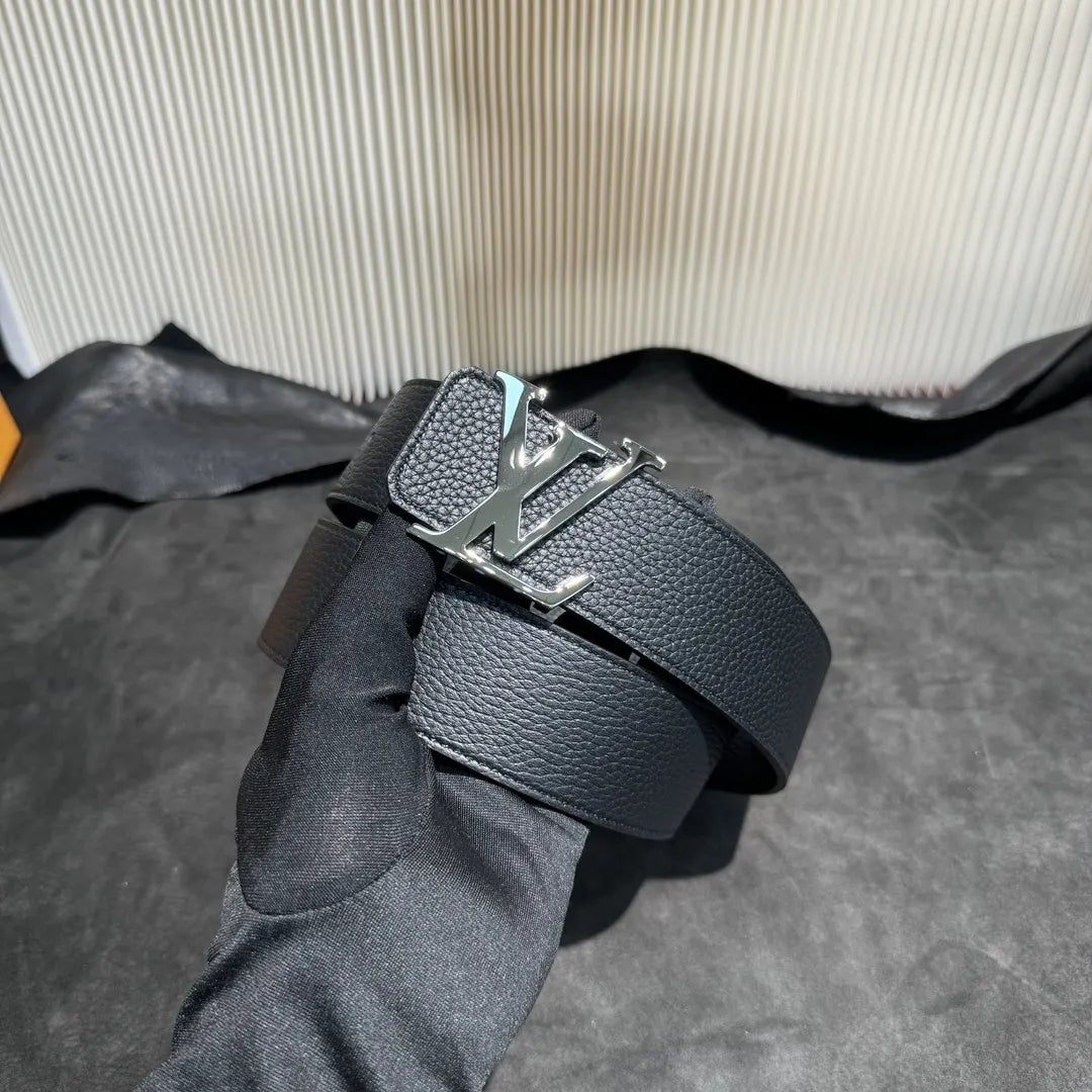 Louis Vuitton Brown Taurillon Belt - Hình 4