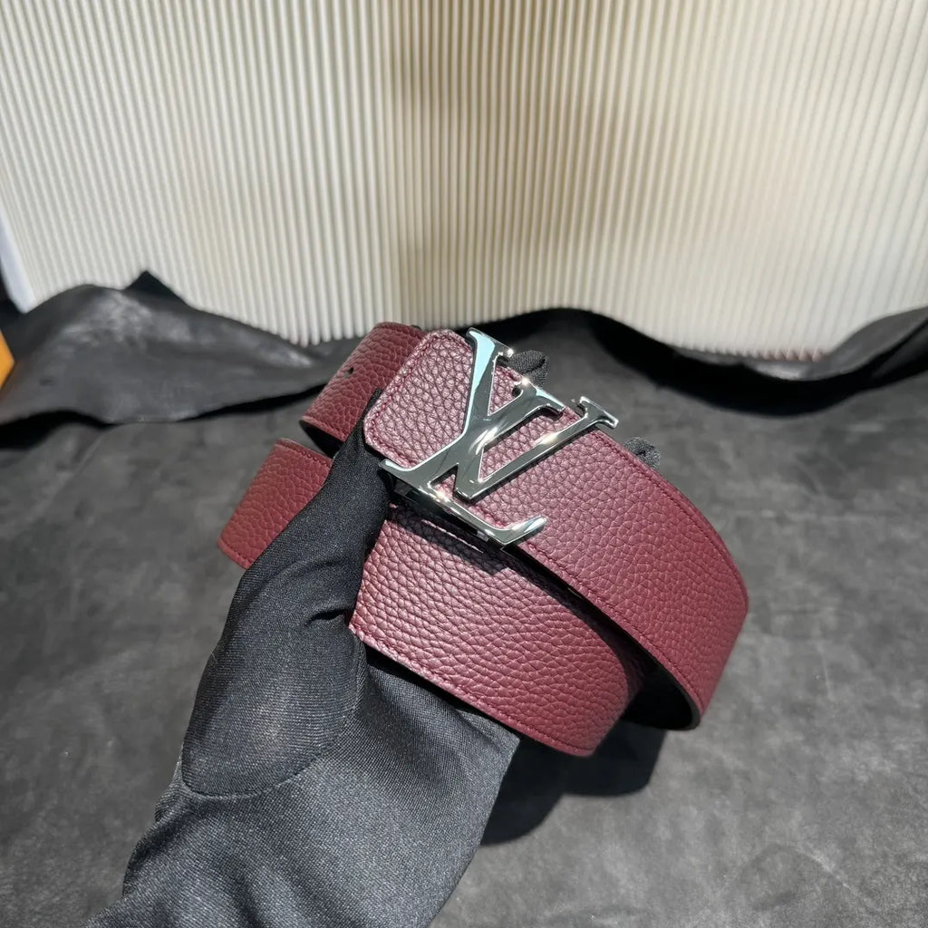 Louis Vuitton Brown Taurillon Belt - Hình 6