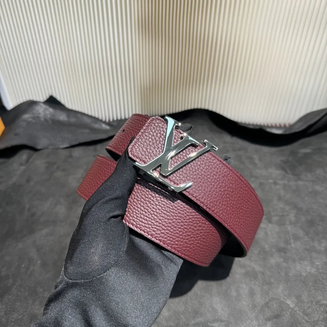 Louis Vuitton Brown Taurillon Belt - Hình 6