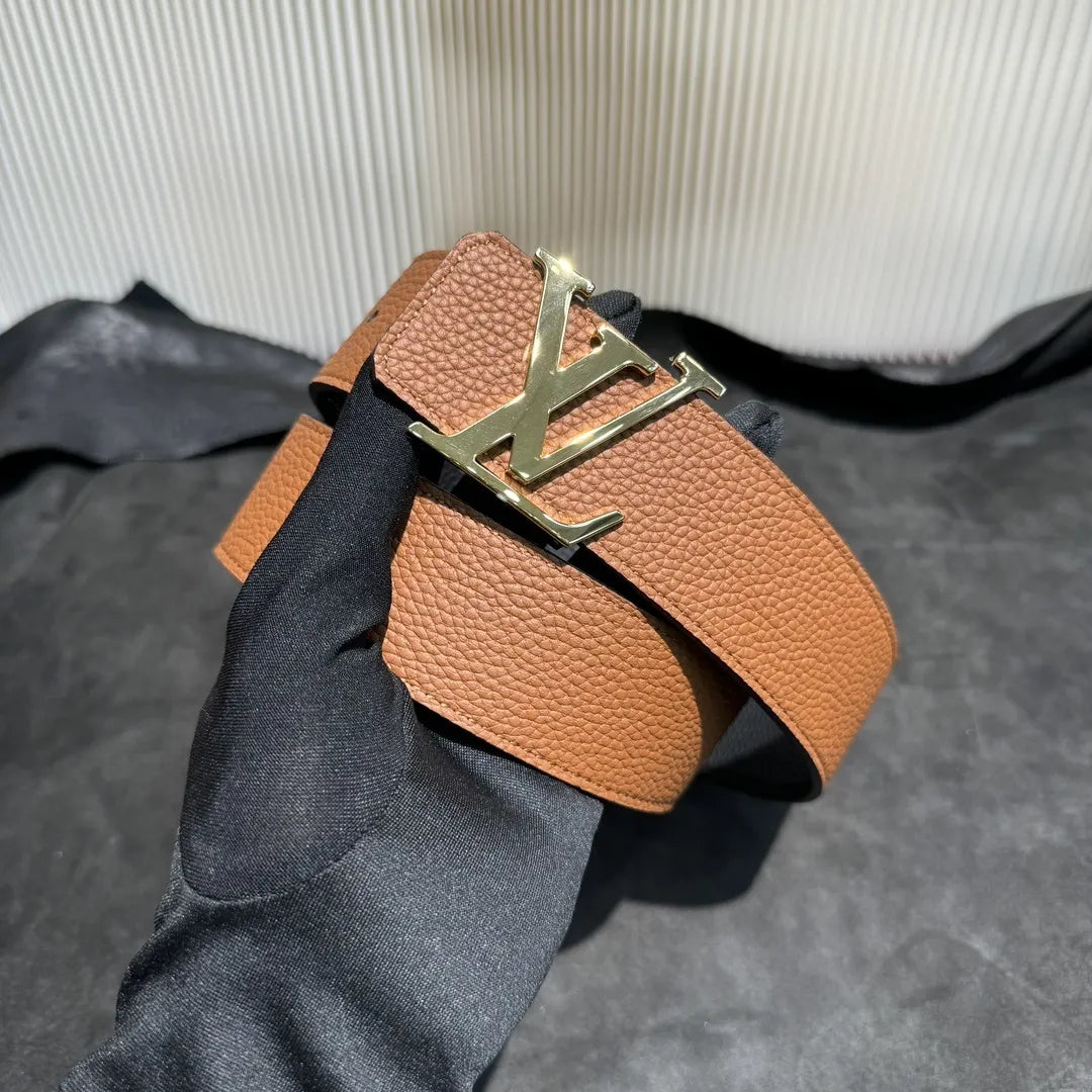 Louis Vuitton Brown Taurillon Belt - Hình 7