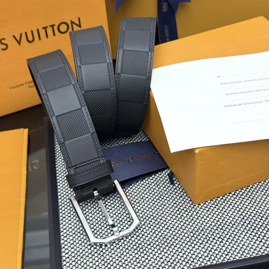 LV Black Damier Infini Belt