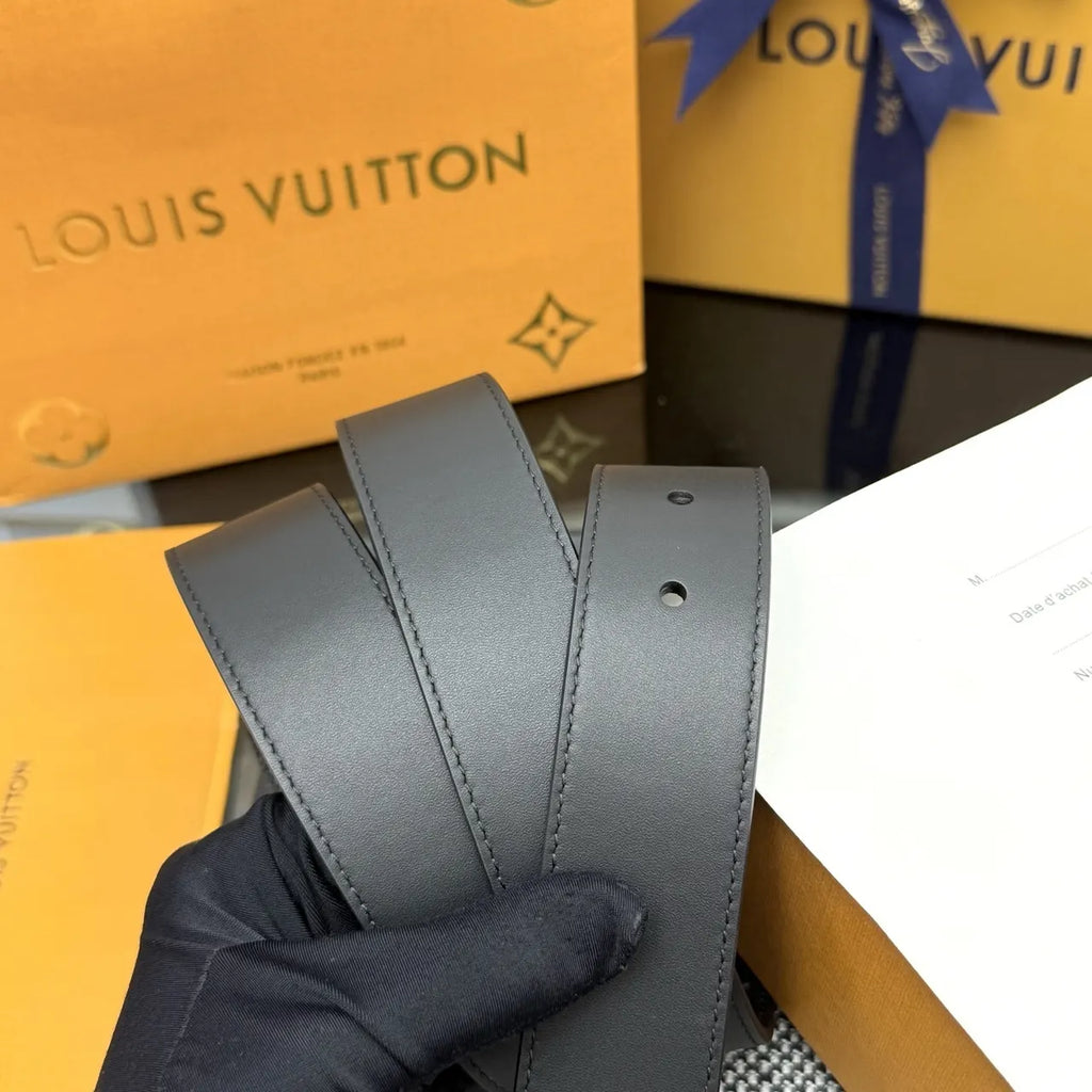 LV Black Damier Infini Belt - Hình 5