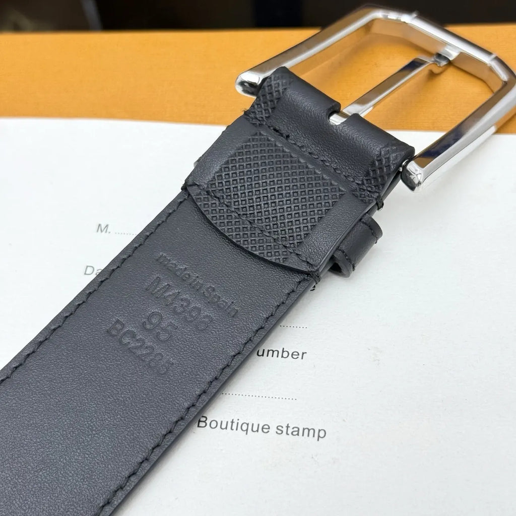 LV Black Damier Infini Belt - Hình 6