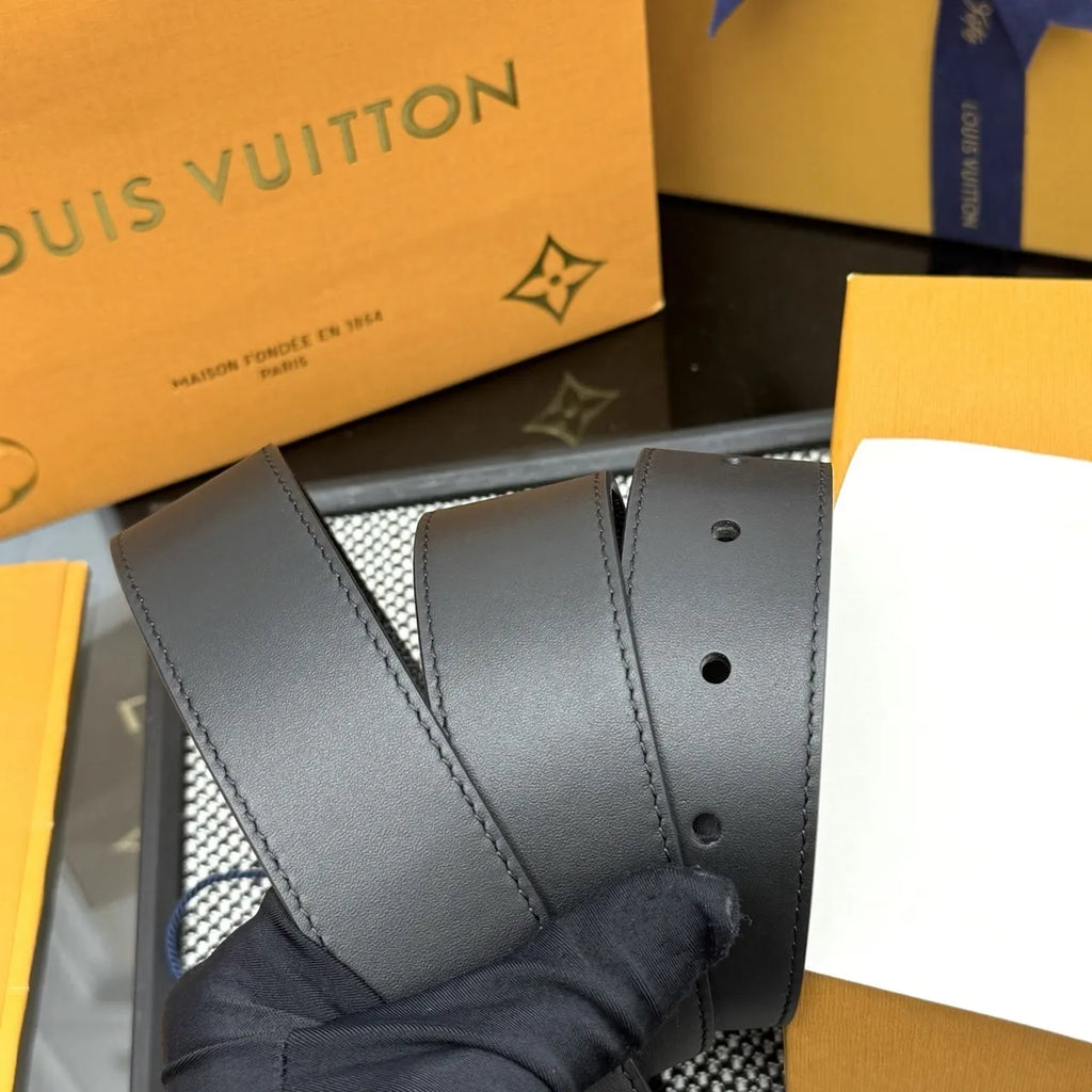 antique Louis Vuitton Damier Shadow Belt - Hình 6