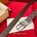 reversible Louis Vuitton Damier Brown Belt