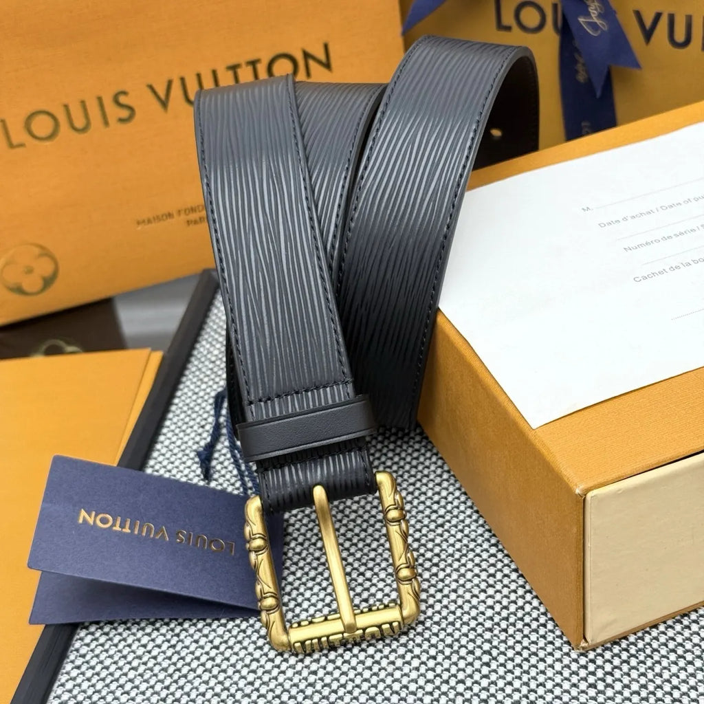 antique Louis Vuitton Epi Leather Belt - Hình 2