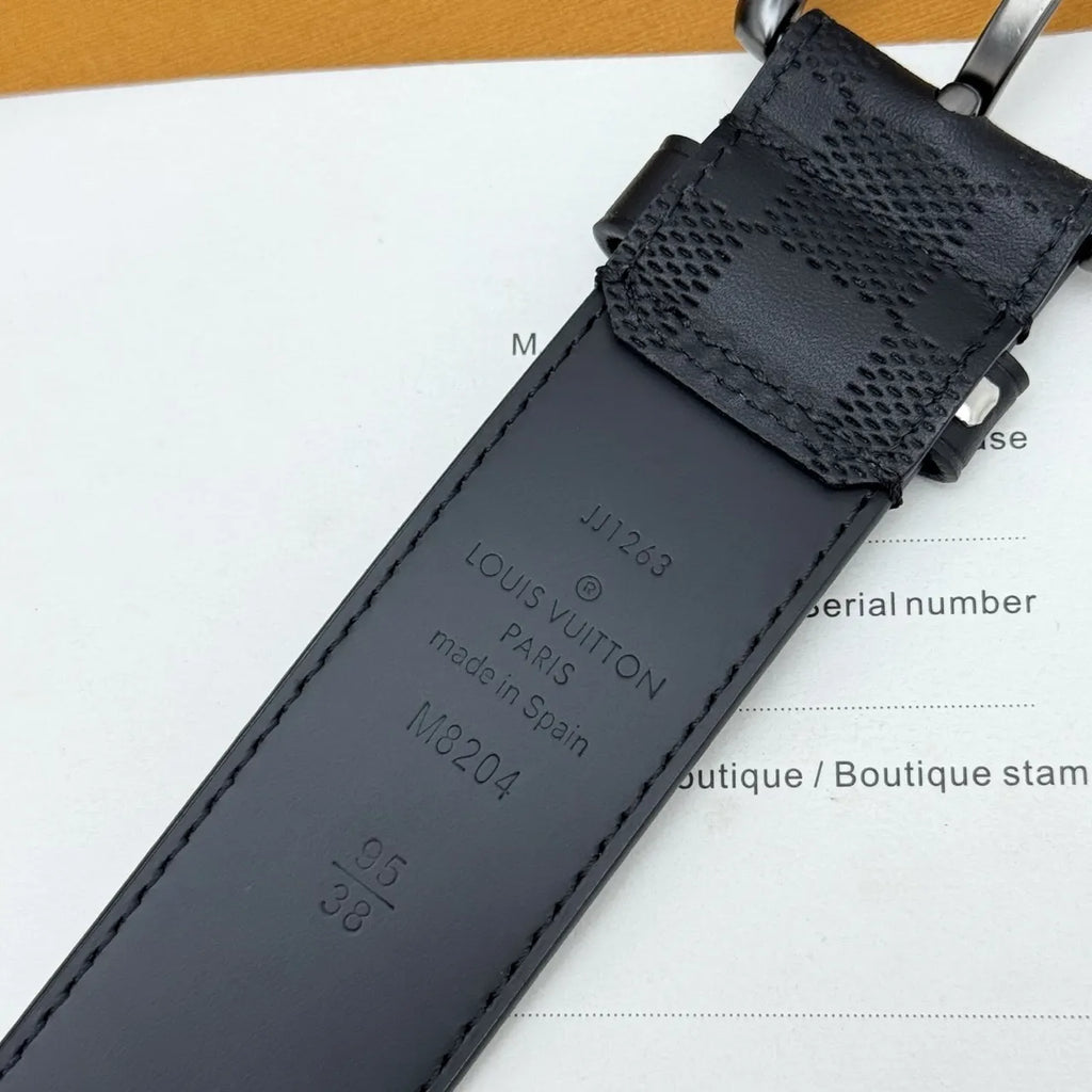 Damier Infini Onyx Belt - Hình 7